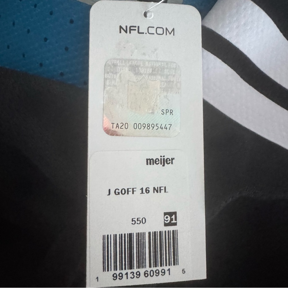 Detroit Lions Jared Goff 16 Black NFL Team Apparel Jersey Mens 2XL NWT (L1) - Picture 8 of 9